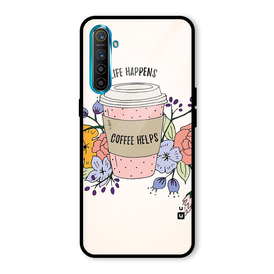 Life Happens Glass Back Case for Realme X2