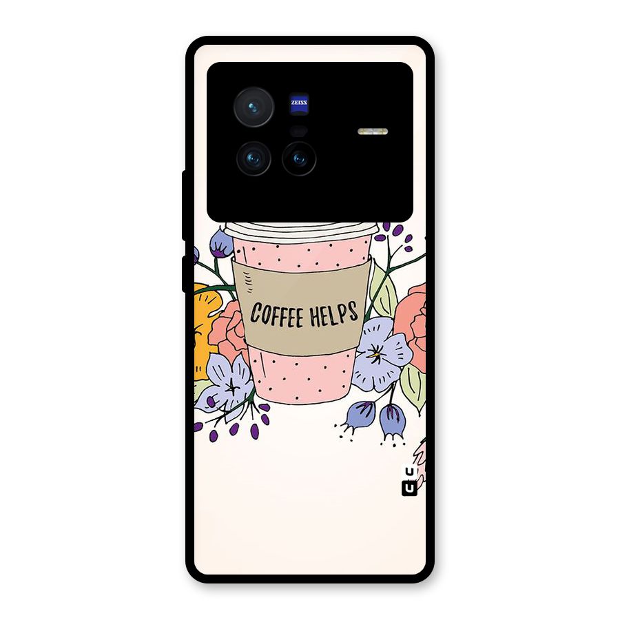 Life Happens Glass Back Case for Vivo X80