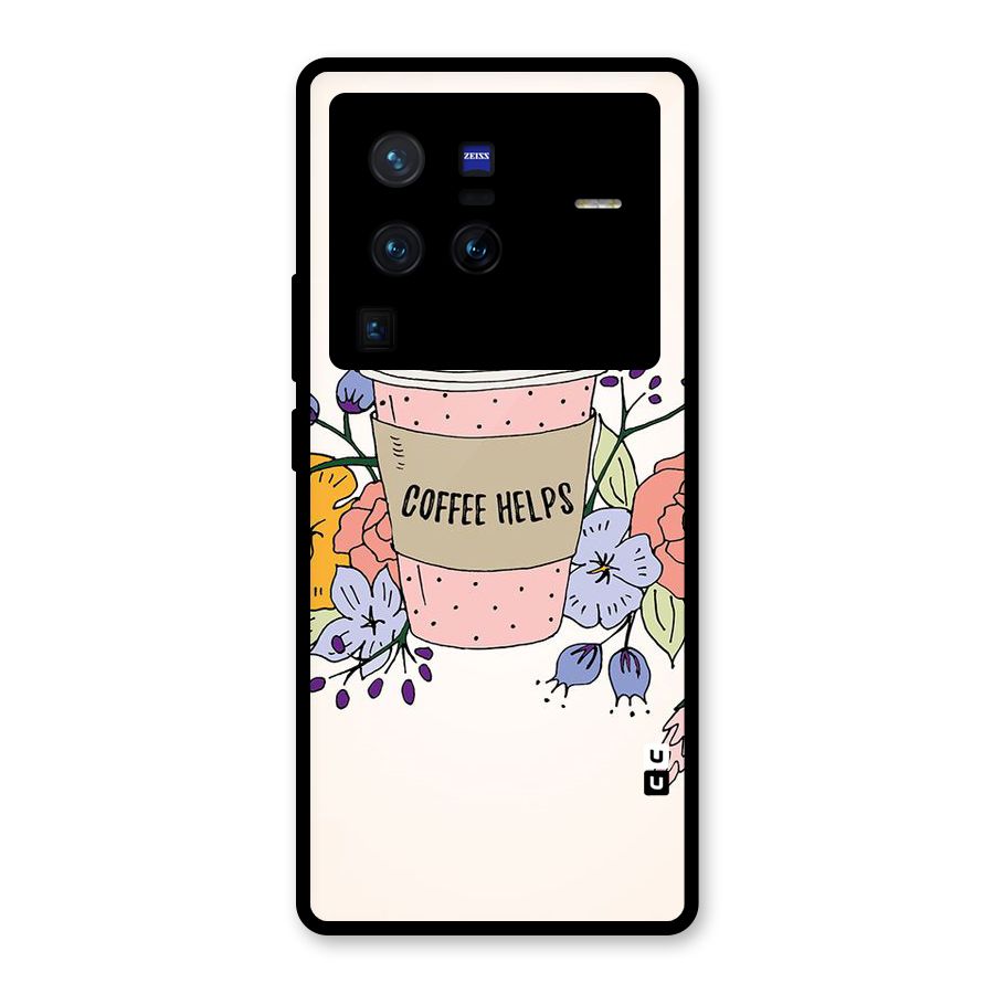 Life Happens Glass Back Case for Vivo X80 Pro