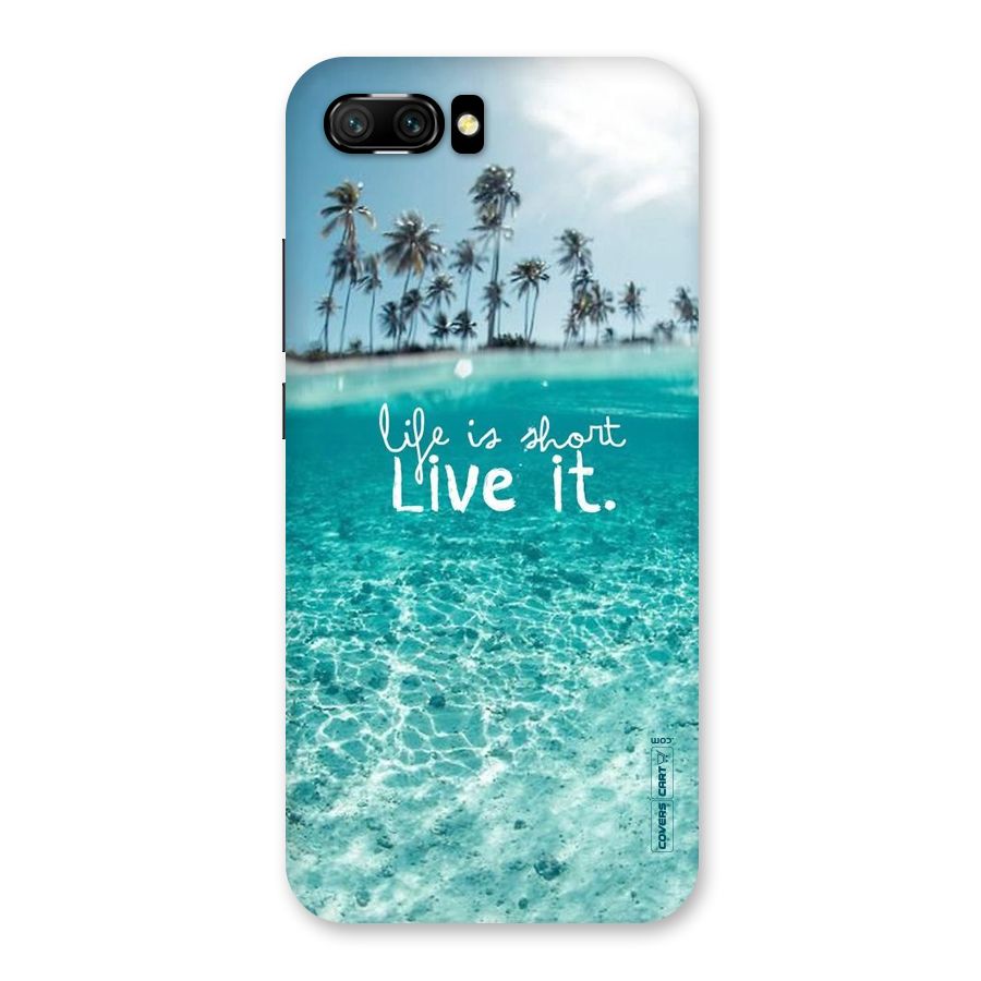 Life Is Short Back Case for Honor 10