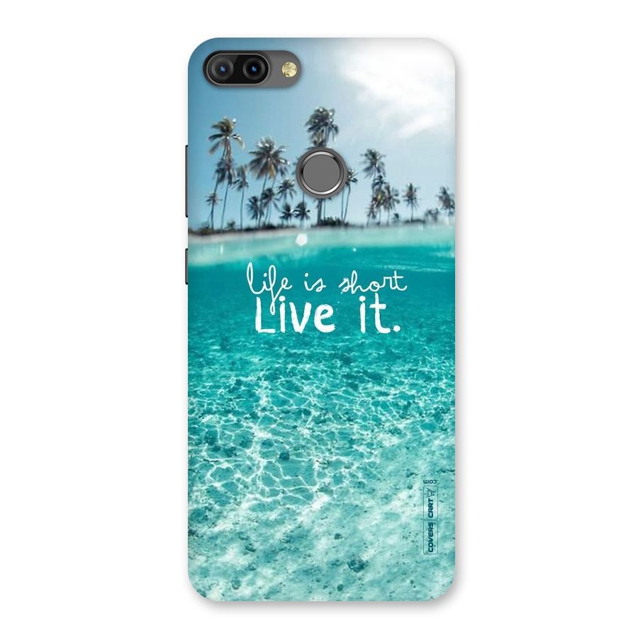 Life Is Short Back Case for Infinix Hot 6 Pro