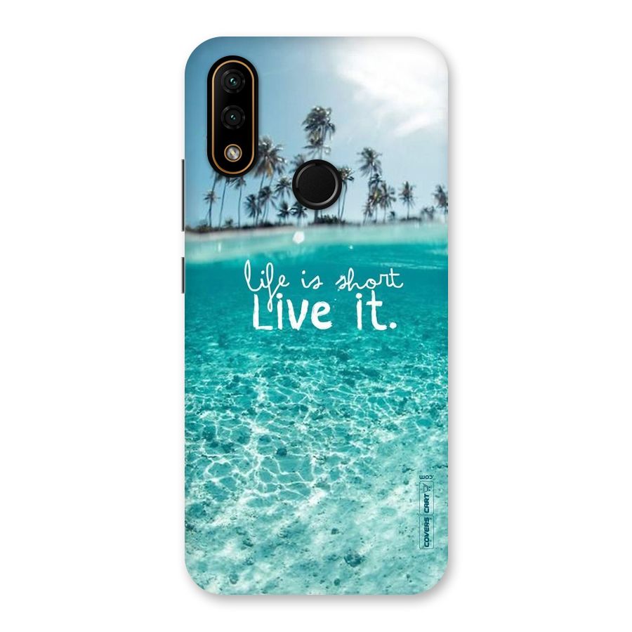 Life Is Short Back Case for Lenovo A6 Note