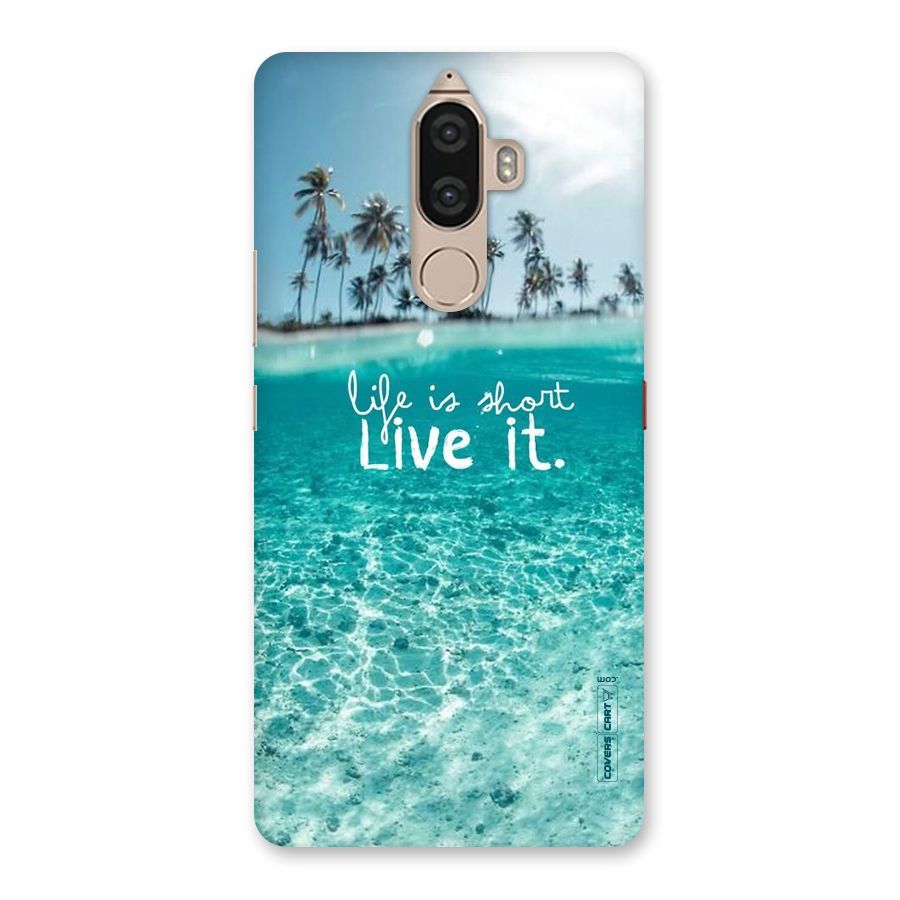 Life Is Short Back Case for Lenovo K8 Note