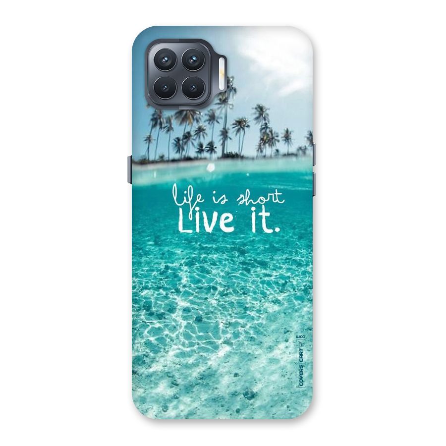 Life Is Short Back Case for Oppo F17 Pro
