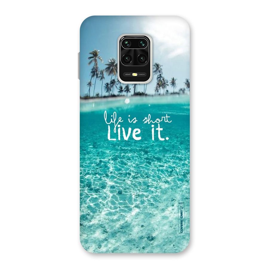 Life Is Short Back Case for Poco M2 Pro