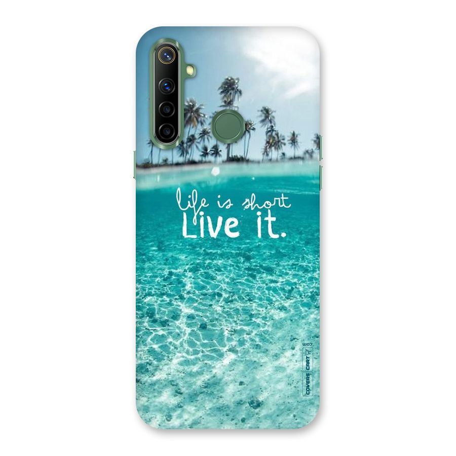 Life Is Short Back Case for Realme Narzo 10