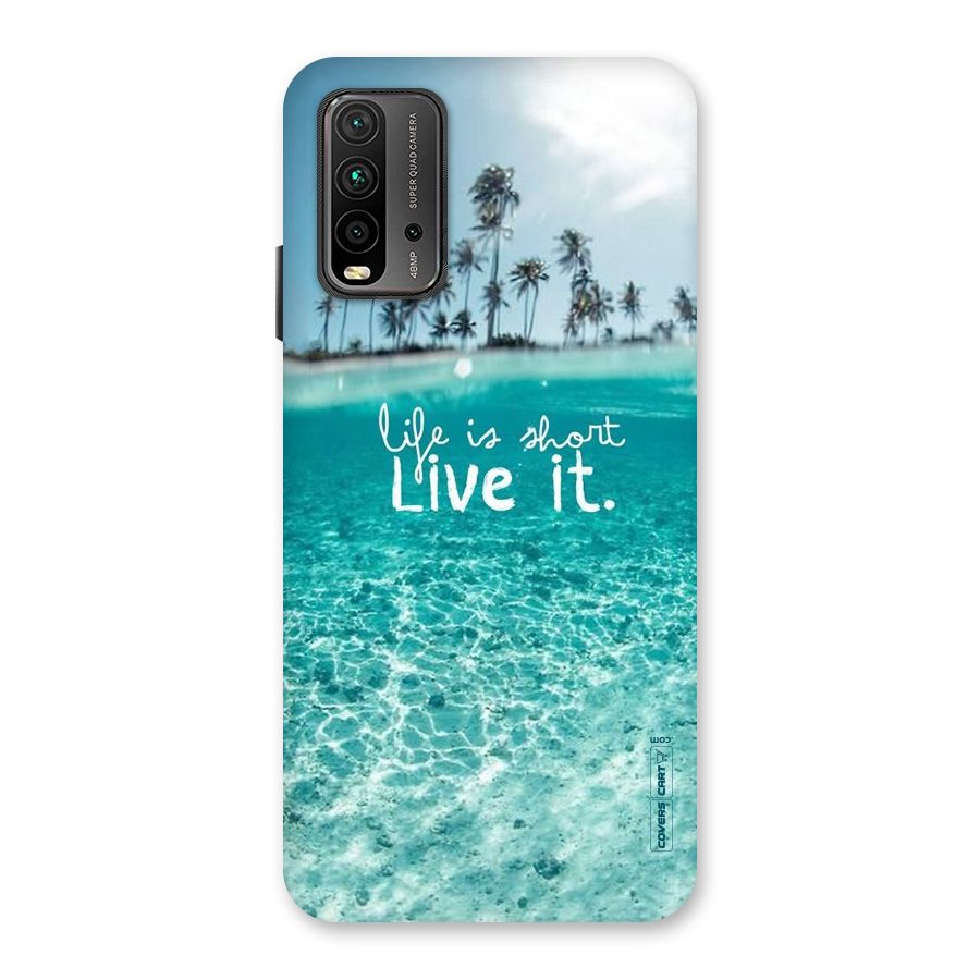 Life Is Short Back Case for Redmi 9 Power