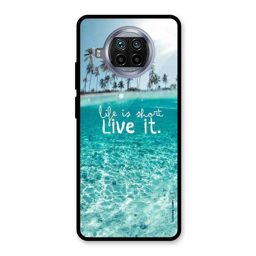 Life Is Short Glass Back Case for Mi 10i