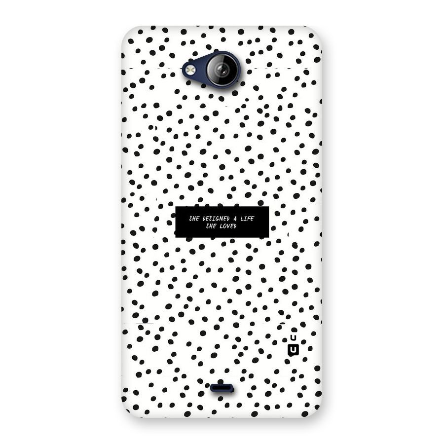 Life Loved Back Case for Canvas Play Q355