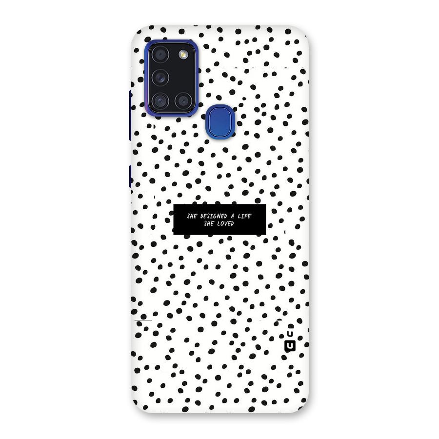 Life Loved Back Case for Galaxy A21s