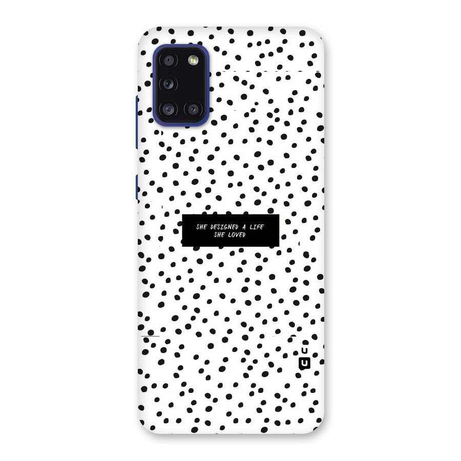 Life Loved Back Case for Galaxy A31