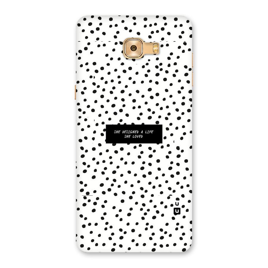 Life Loved Back Case for Galaxy C9 Pro
