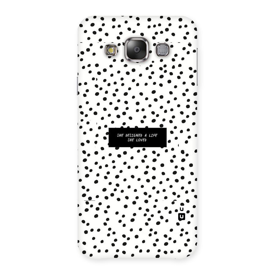 Life Loved Back Case for Galaxy E7