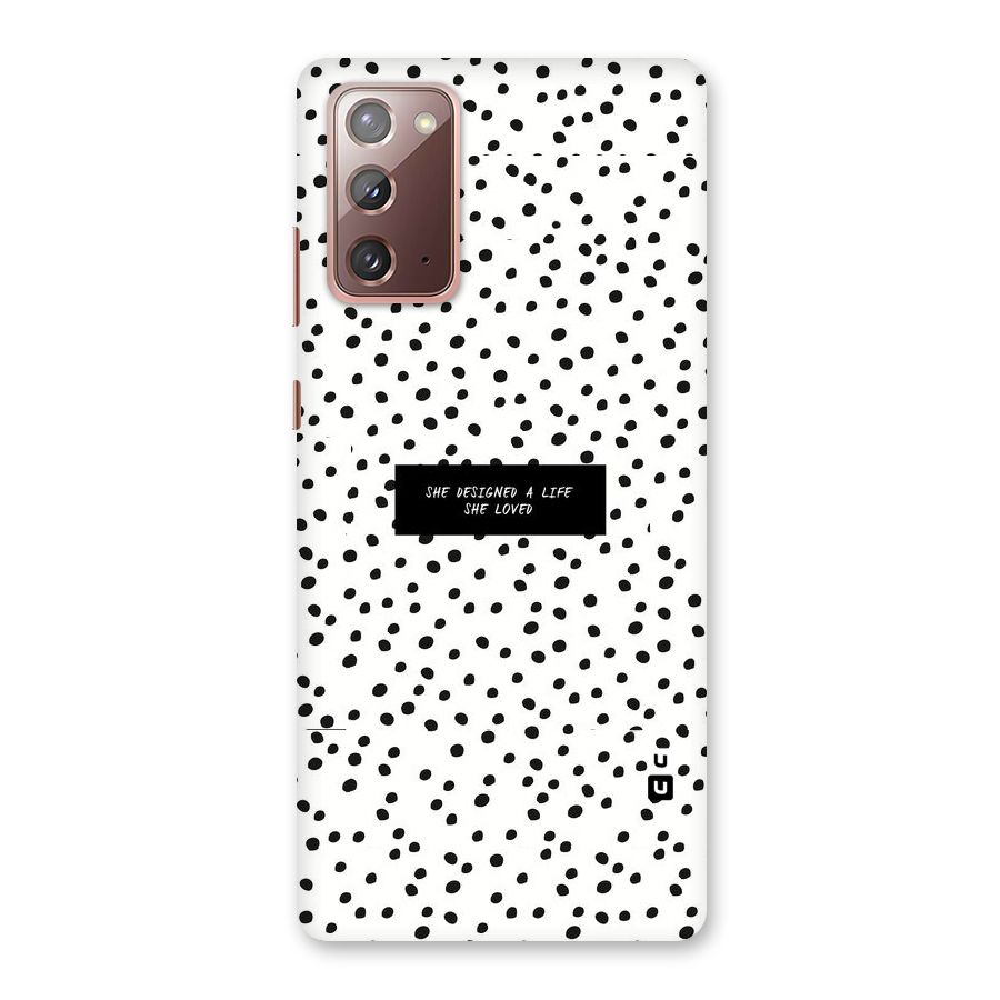 Life Loved Back Case for Galaxy Note 20