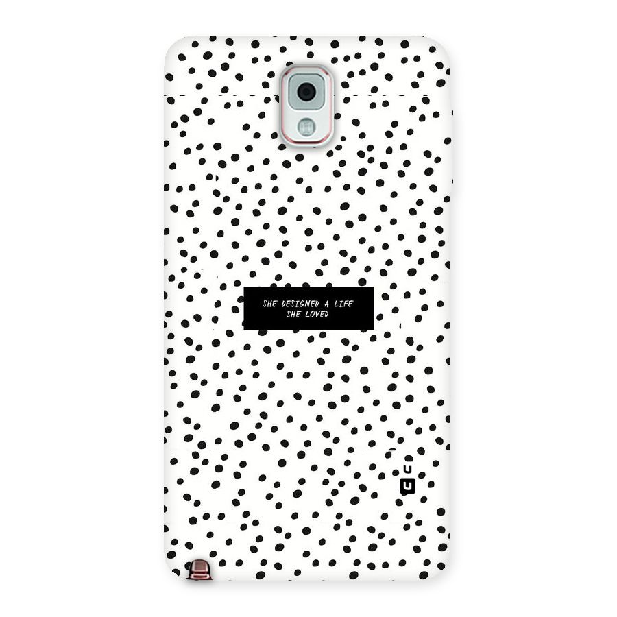 Life Loved Back Case for Galaxy Note 3