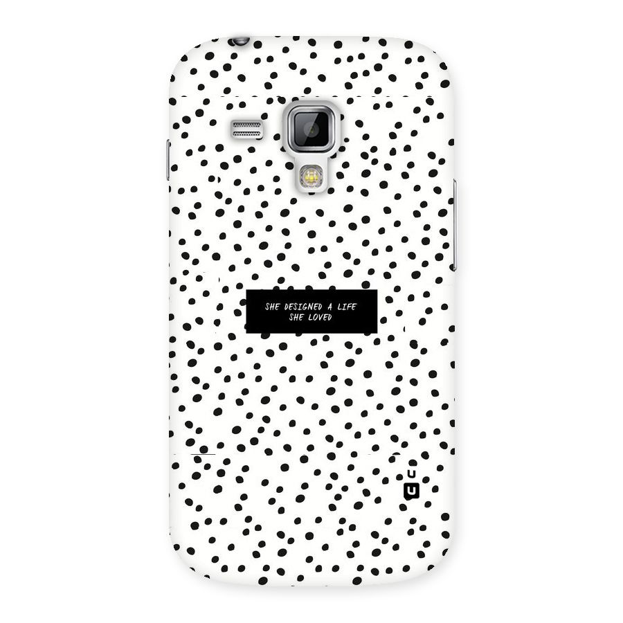 Life Loved Back Case for Galaxy S Duos