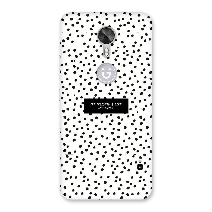 Life Loved Back Case for Gionee A1