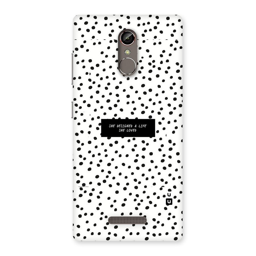 Life Loved Back Case for Gionee S6s
