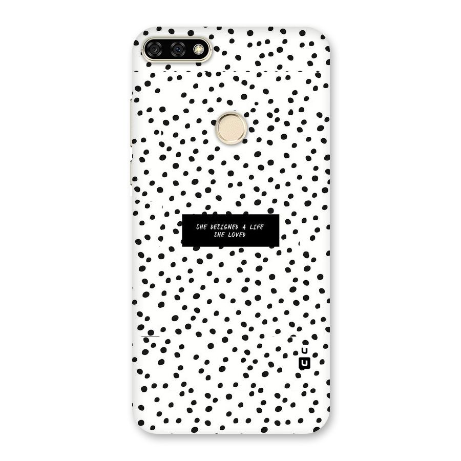 Life Loved Back Case for Honor 7A
