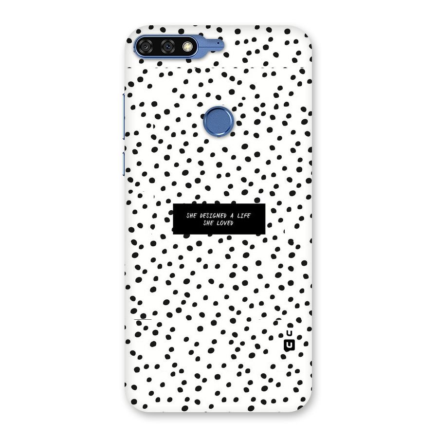 Life Loved Back Case for Honor 7C