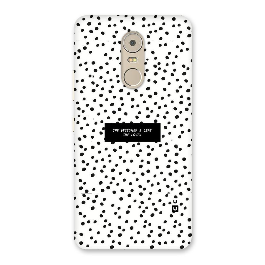 Life Loved Back Case for Lenovo K6 Note