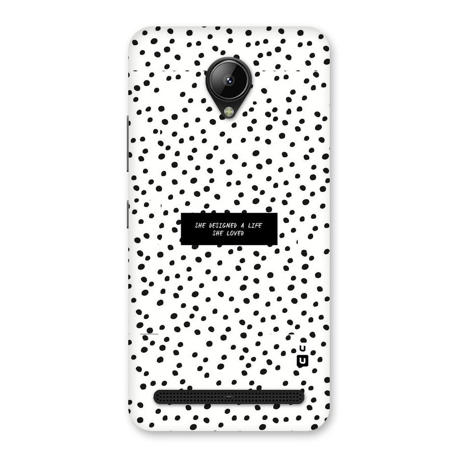 Life Loved Back Case for Lenovo C2