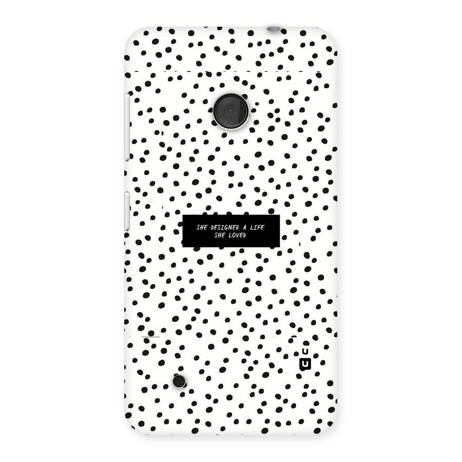 Life Loved Back Case for Lumia 530