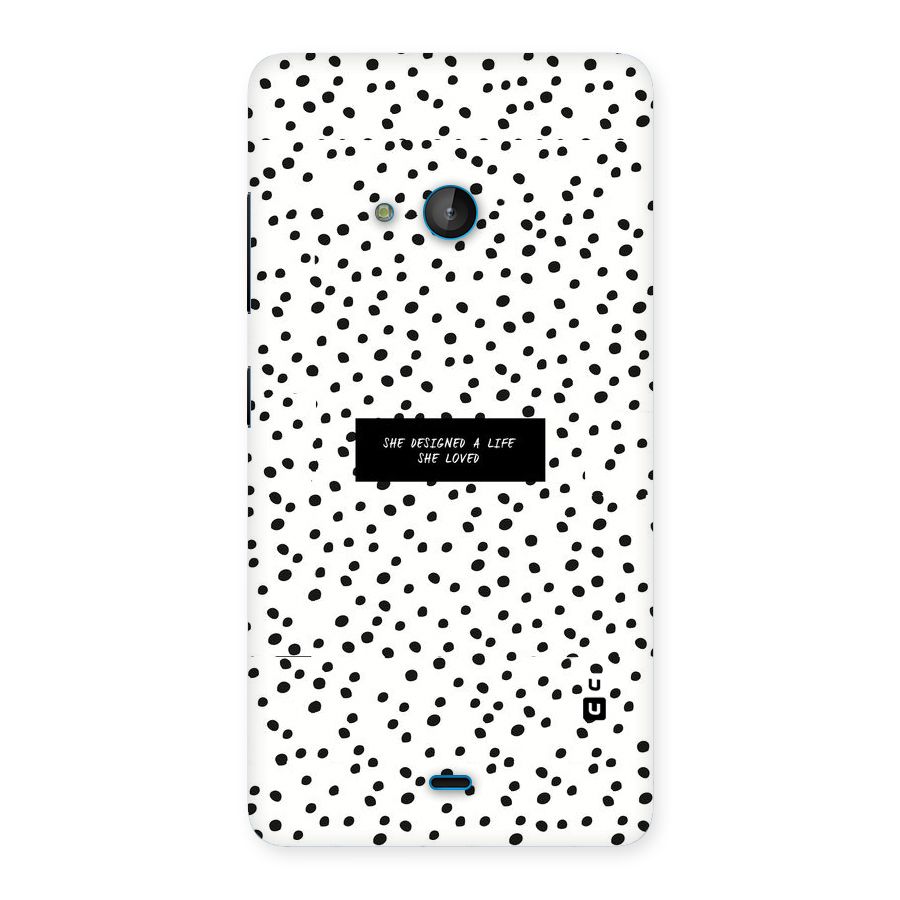 Life Loved Back Case for Lumia 540