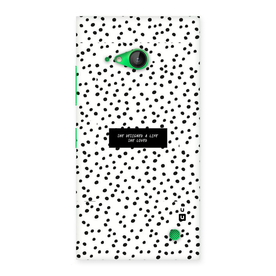 Life Loved Back Case for Lumia 730