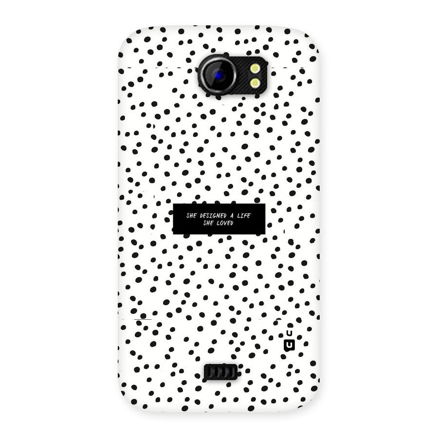 Life Loved Back Case for Micromax Canvas 2 A110