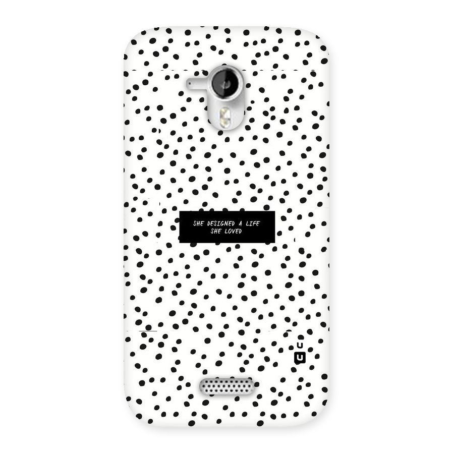 Life Loved Back Case for Micromax Canvas HD A116