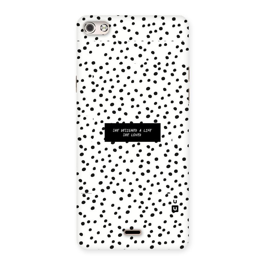 Life Loved Back Case for Micromax Canvas Silver 5