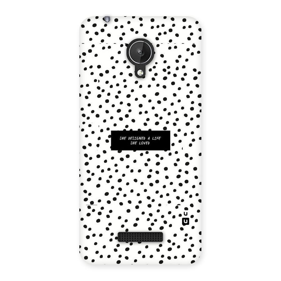 Life Loved Back Case for Micromax Canvas Spark Q380