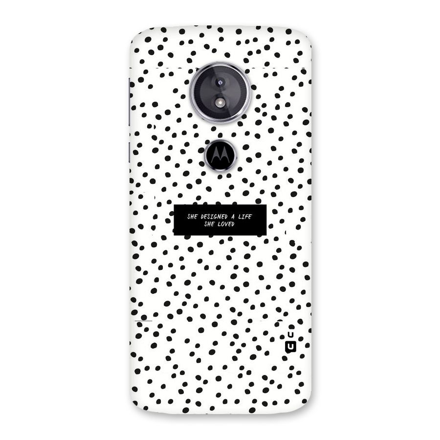 Life Loved Back Case for Moto E5