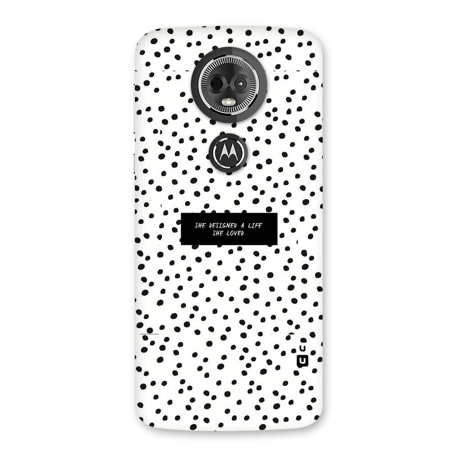 Life Loved Back Case for Moto E5 Plus