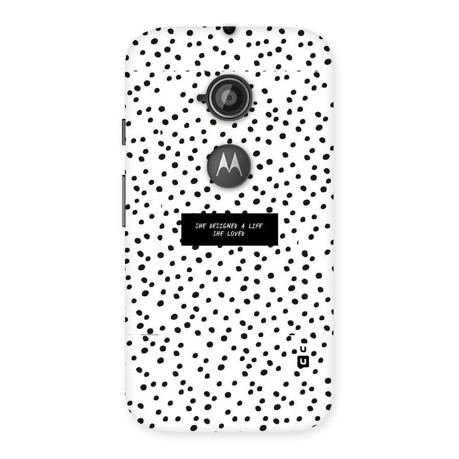 Life Loved Back Case for Moto E 2nd Gen