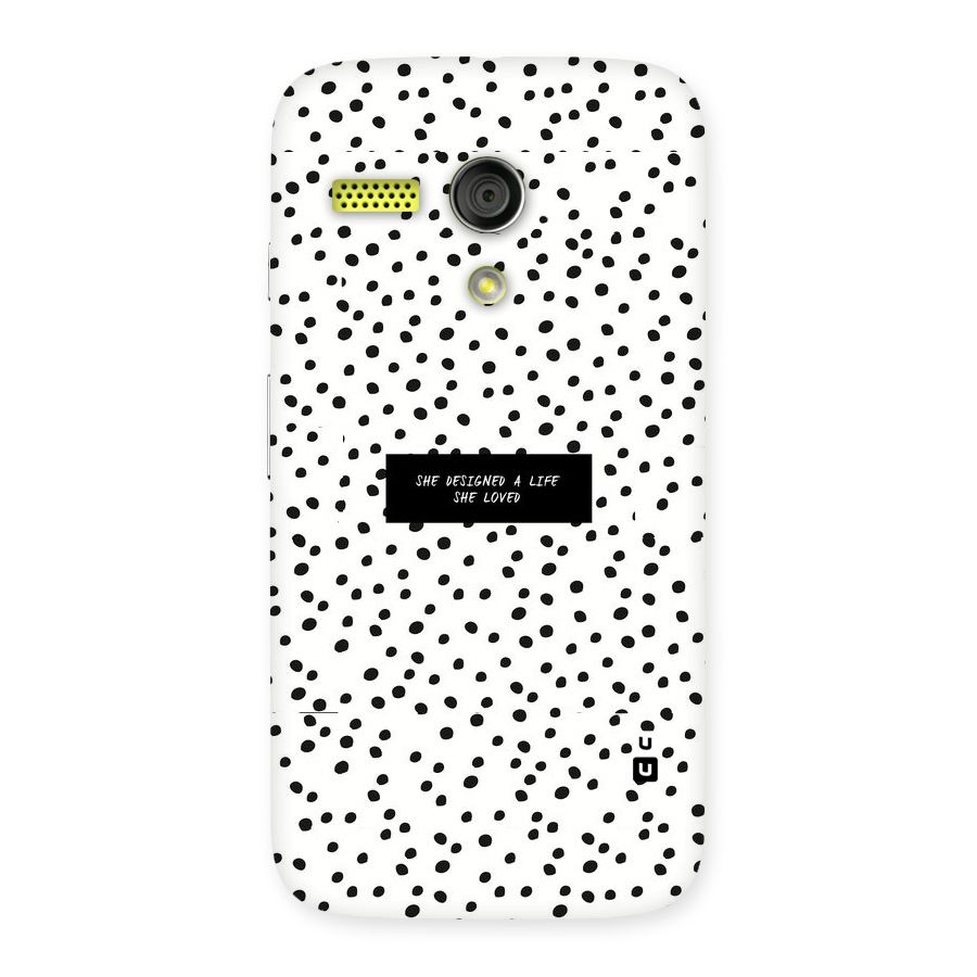 Life Loved Back Case for Moto G