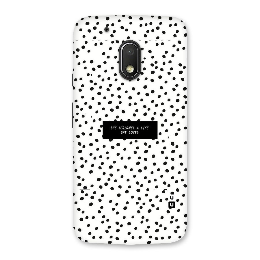 Life Loved Back Case for Moto G4 Play