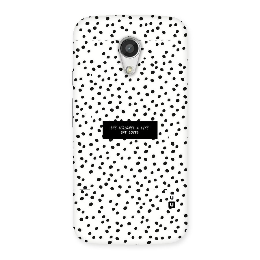 Life Loved Back Case for Moto G 2nd Gen