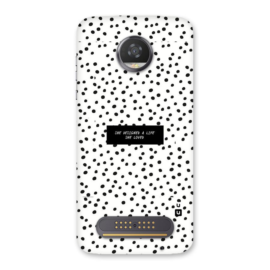 Life Loved Back Case for Moto Z2 Play