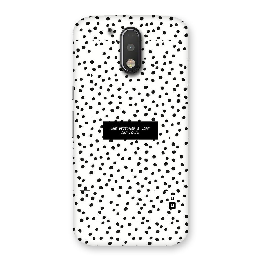 Life Loved Back Case for Motorola Moto G4 Plus