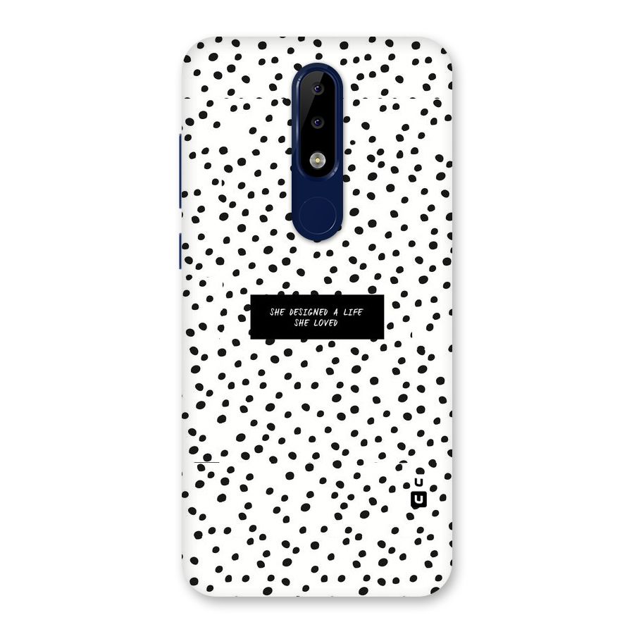 Life Loved Back Case for Nokia 5.1 Plus