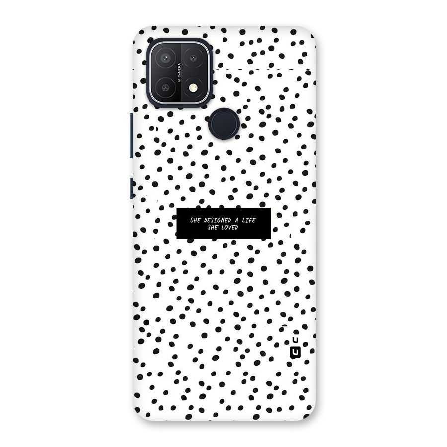 Life Loved Back Case for Oppo A15