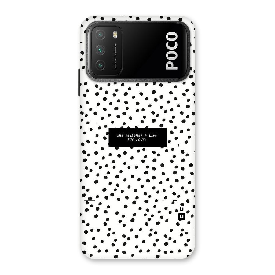 Life Loved Back Case for Poco M3