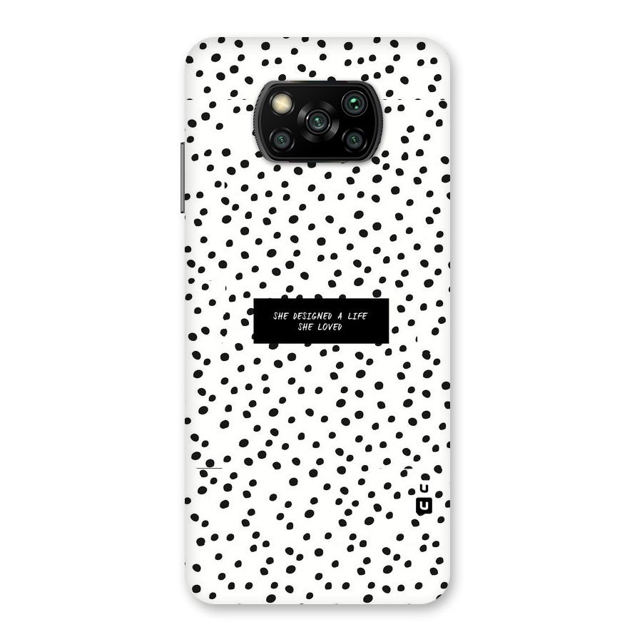 Life Loved Back Case for Poco X3