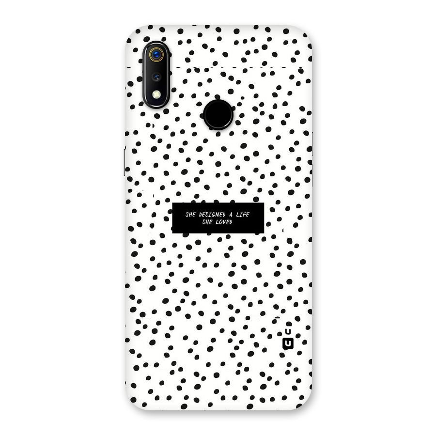 Life Loved Back Case for Realme 3