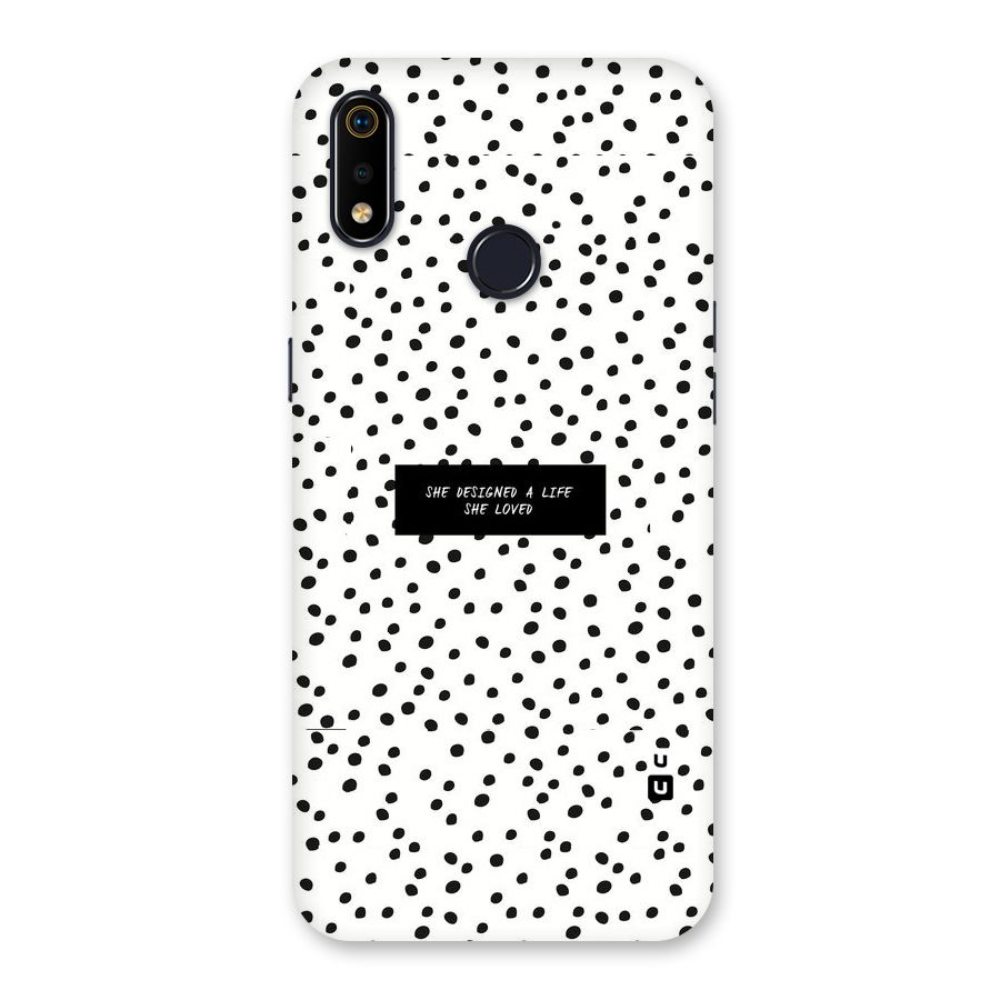 Life Loved Back Case for Realme 3i