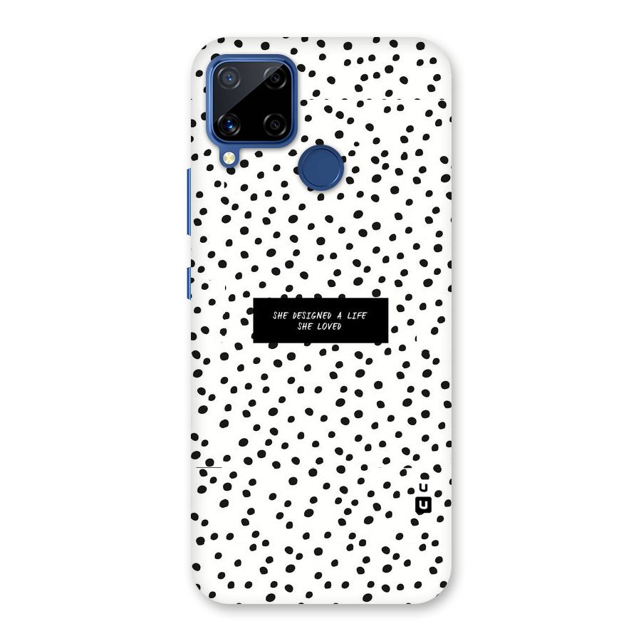 Life Loved Back Case for Realme C15