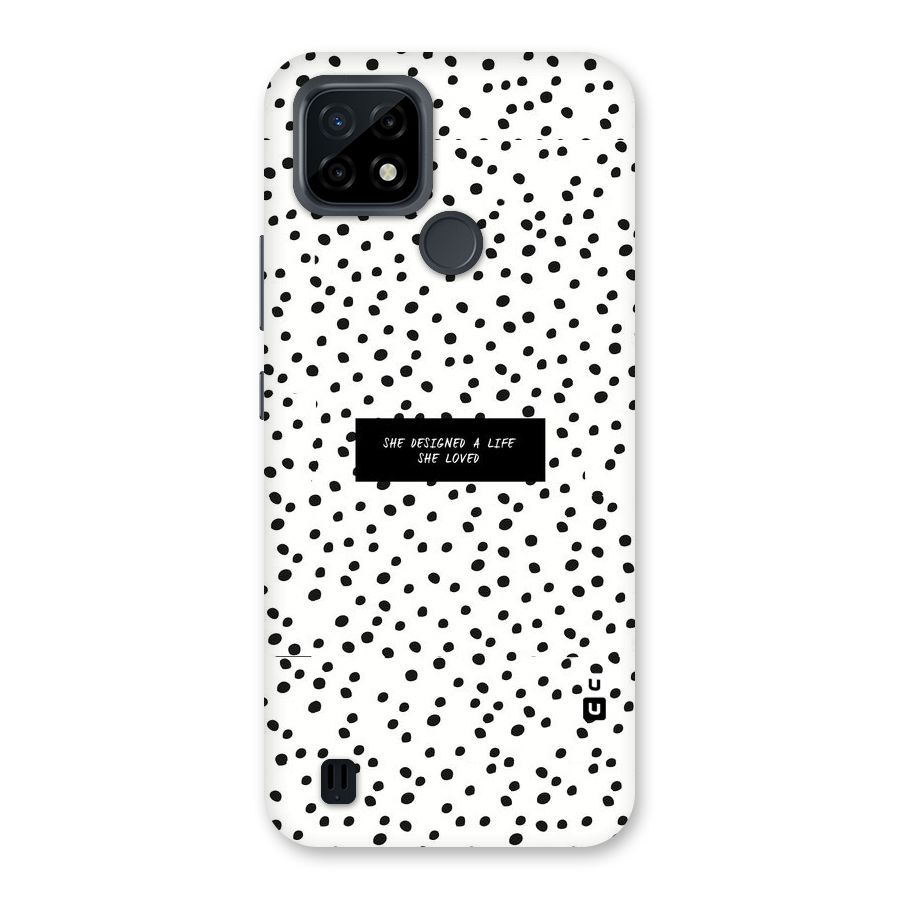 Life Loved Back Case for Realme C21