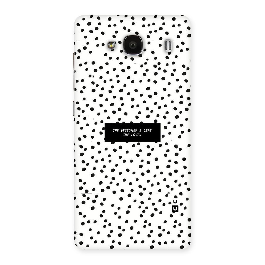 Life Loved Back Case for Redmi 2s